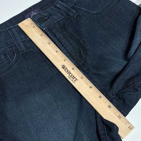NYDJ Made in USA Bootcut Cropped Dark Wash Jeans Lift Tuck Women's Size 4 (J4) - Picture 9 of 9